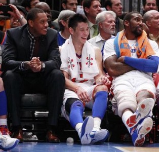 Carmelo Anthony, Jeremy Lin, Amare Stoudemire