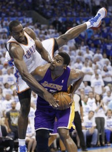 Serge Ibaka, Andrew Bynum