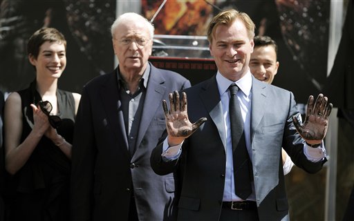 Christopher Nolan, Anne Hathaway, Joseph Gordon-Levitt, Michael Caine