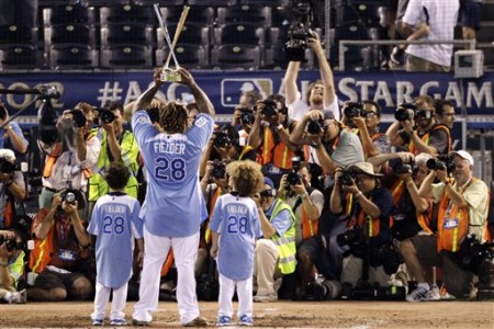 Prince Fielder, Haven Fielder, Jaden Fielder