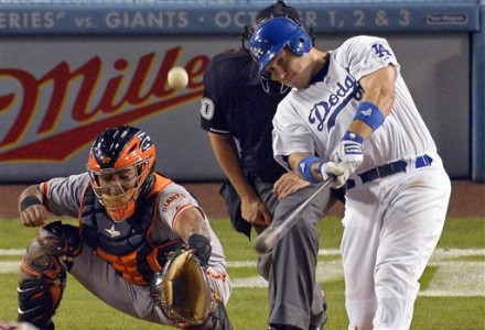 A.J. Ellis, Hector Sanchez