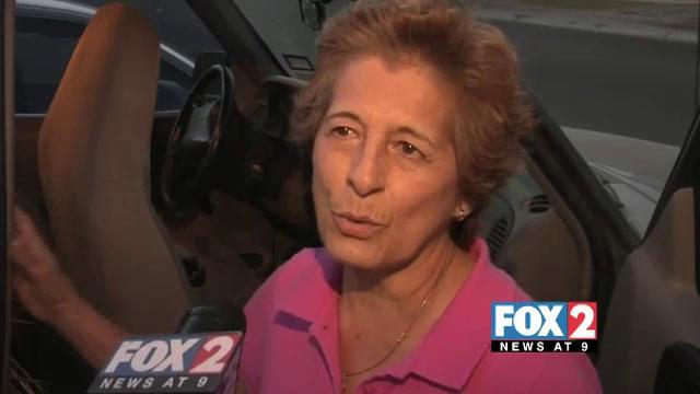 One RGV Resident Uses Campaign Signs for her Garden