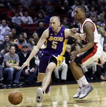 Steve Blake, Damian Lillard