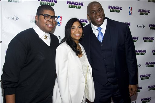 Magic Johnson, Cookie Johnson, EJ Johnson