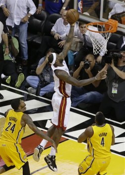 LeBron James, Paul George, Sam Young