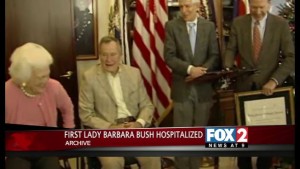 Former First Lady Barbara Bush Hospitalized item-thumbnail