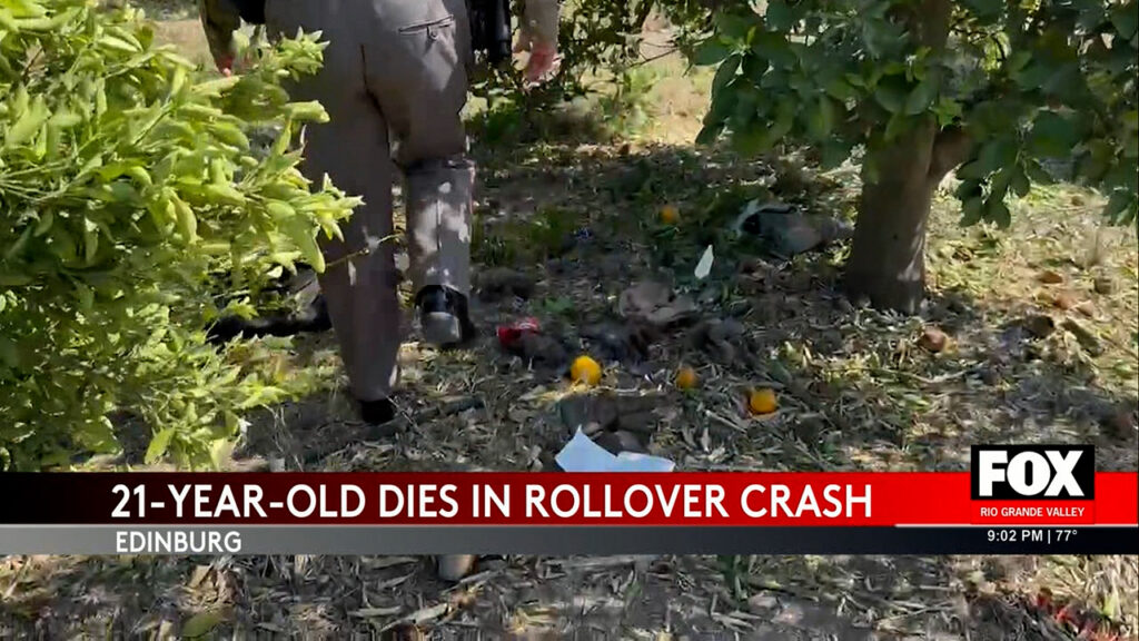 Man Killed in Edinburg Rollover Crash After Being Ejected from Vehicle
