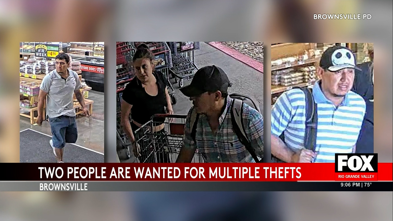 Couple Wanted for Multiple Grocery Store Thefts in Brownsville