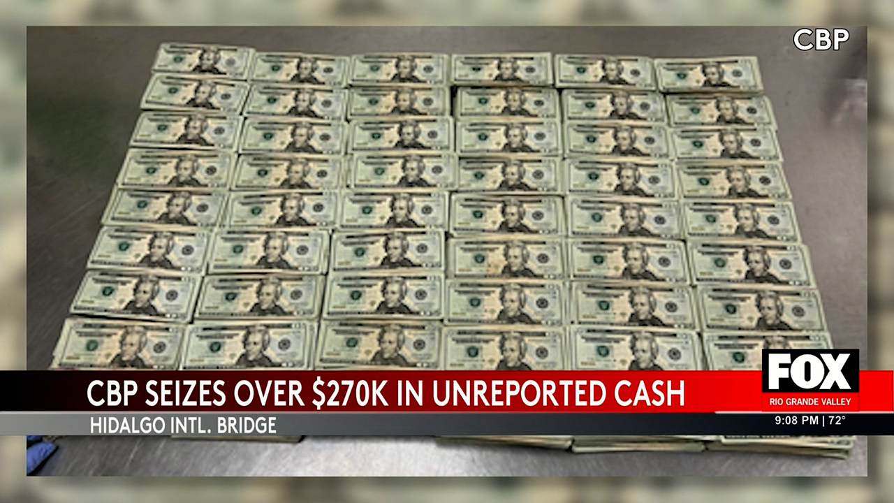 CBP Seizes Over $270K in Unreported Cash at Los Indios International Bridge