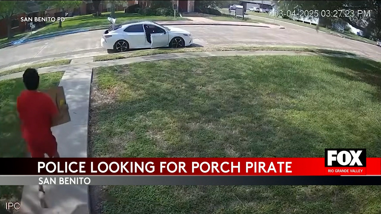 San Benito Police Search for Porch Pirate Caught on Camera | FOX RGV