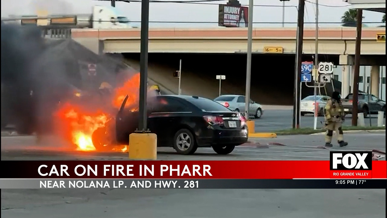 Car Fire Under Investigation Near Pharr