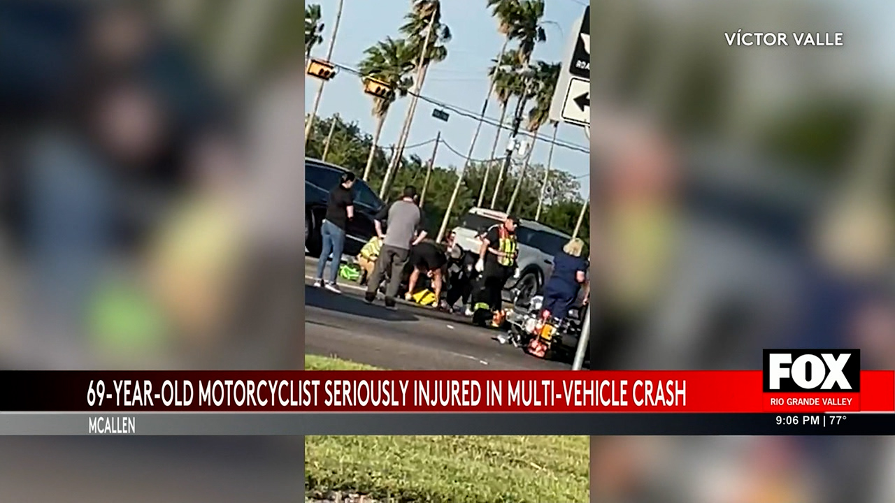 69-Year-Old Motorcyclist Seriously Injured In McAllen Crash Involving ...