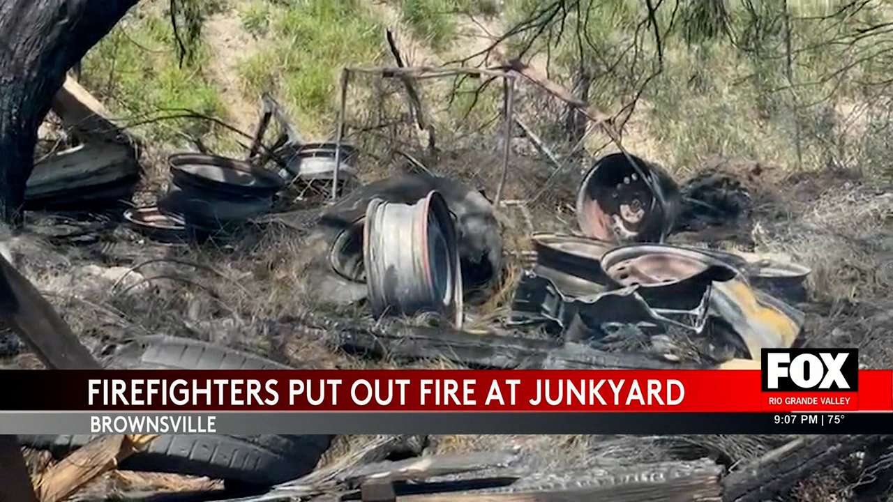 Junkyard Fire Destroys Vehicles and Property in Brownsville | FOX RGV