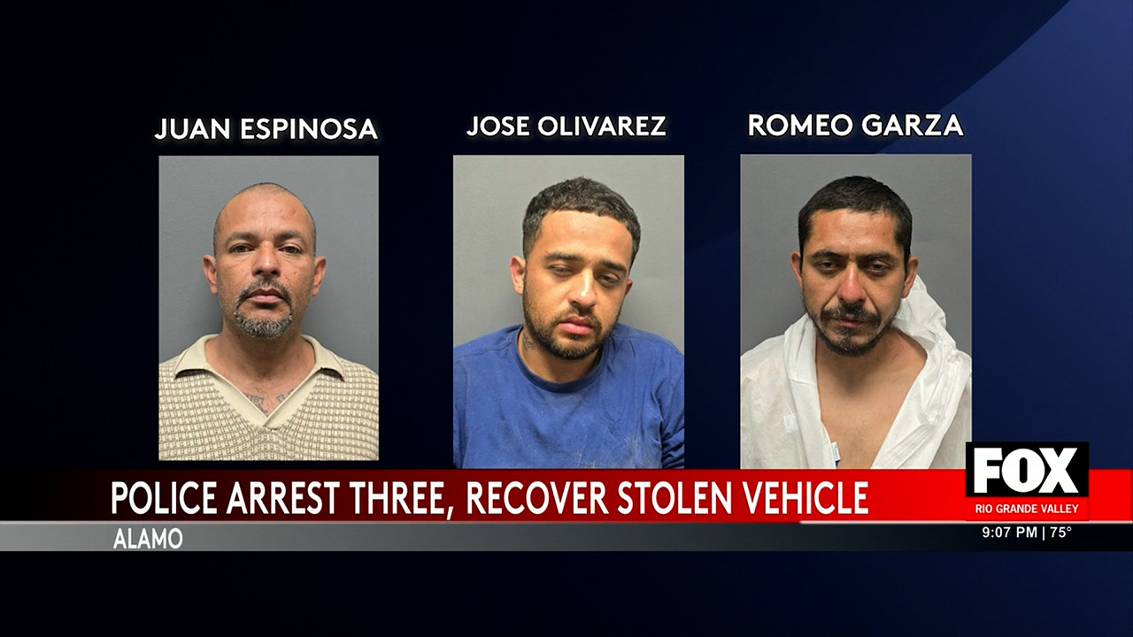 Three Arrested After High-Speed Chase Involving Stolen Vehicle in Alamo ...