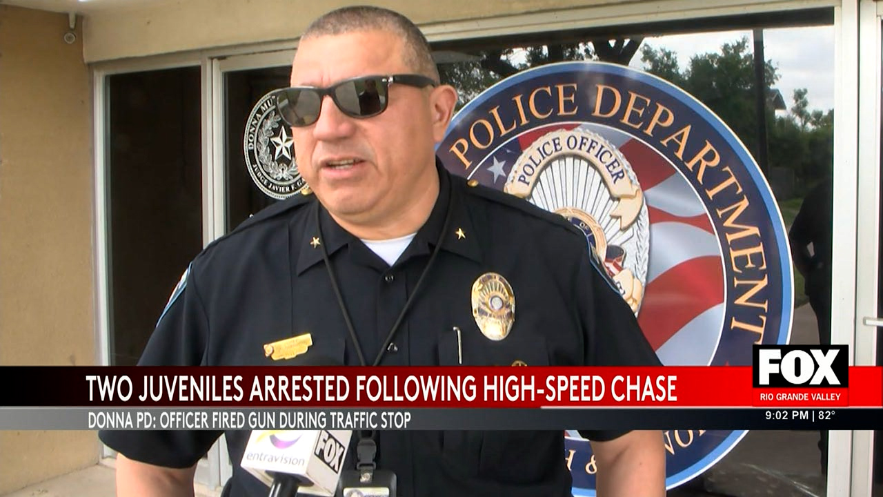 Two Juveniles Arrested After High-Speed Chase, Officer-Involved Shooting in Donna