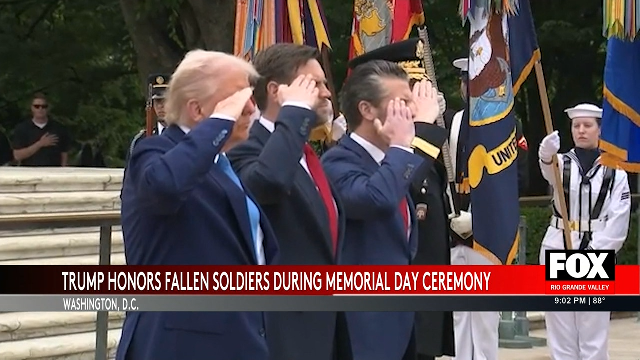 Memorial Day Tribute May 26, 2025: Trump Honors Fallen Heroes - Fox Rio ...
