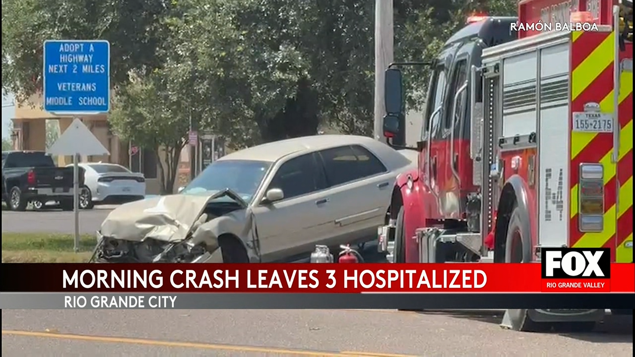 Highway Collision Sends Three To Hospital In Rio Grande City - Fox Rio ...