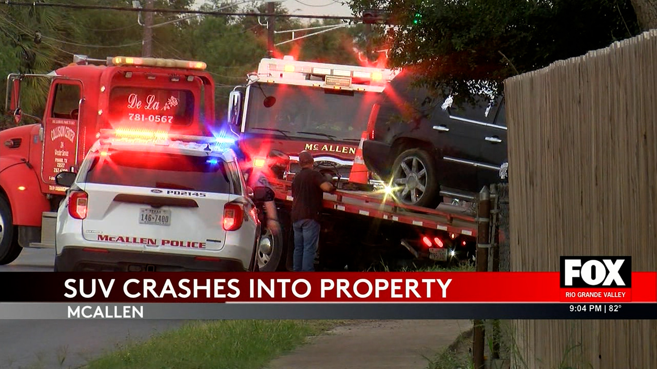 SUV Slams Into McAllen Building, Prompting Ongoing Investigation | FOX RGV