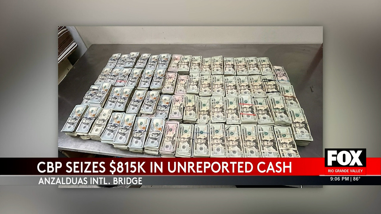 Cash Seizure: CBP Officers Uncover $815,000 Hidden in Vehicle at Border ...