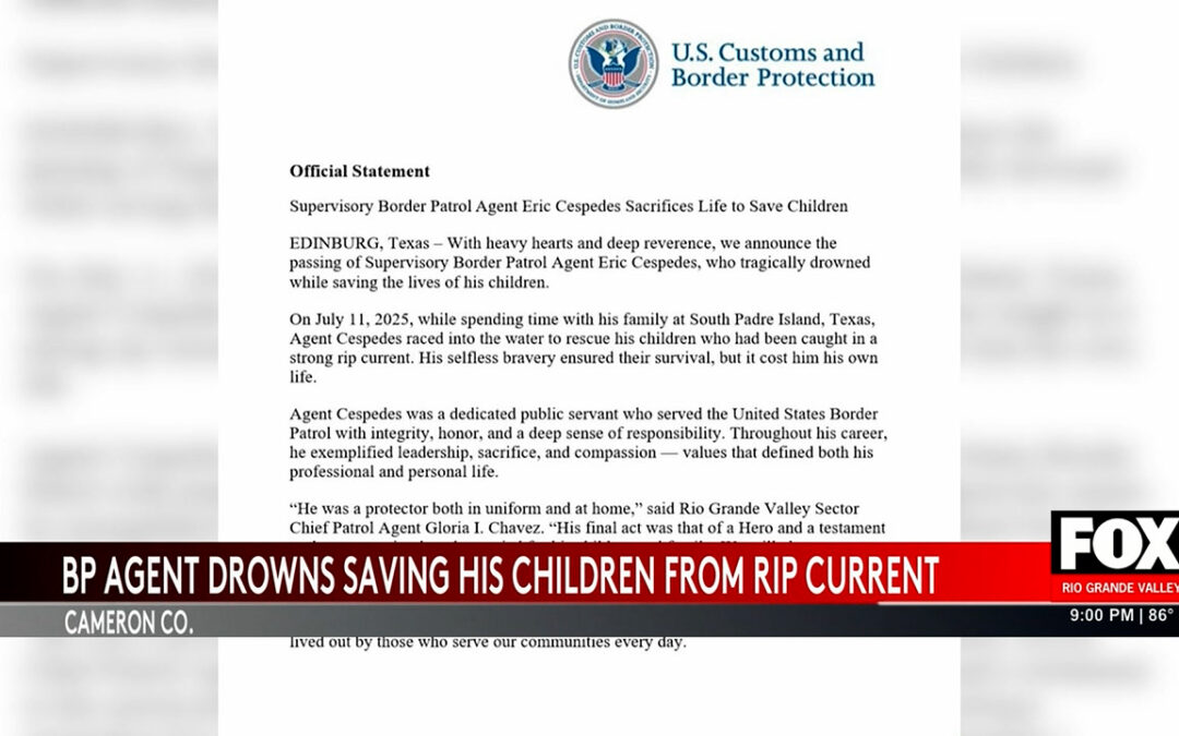 Tragic Drowning: Border Patrol Agent’s Heroic Sacrifice at South Padre Island