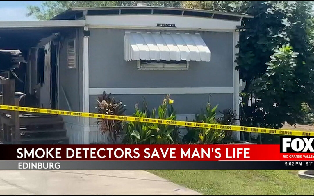Smoke Detector Saves Edinburg Man from House Fire