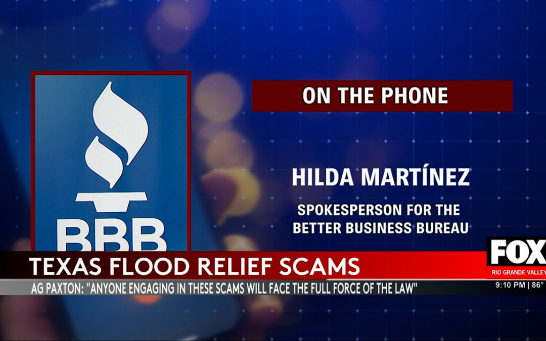 Consumer Alert: Top 5 Tips to Avoid Texas Flood Donation Scams