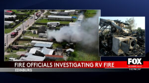 RV Fire Tragedy: Two Dogs Perish in Edinburg Blaze, Investigation Underway -