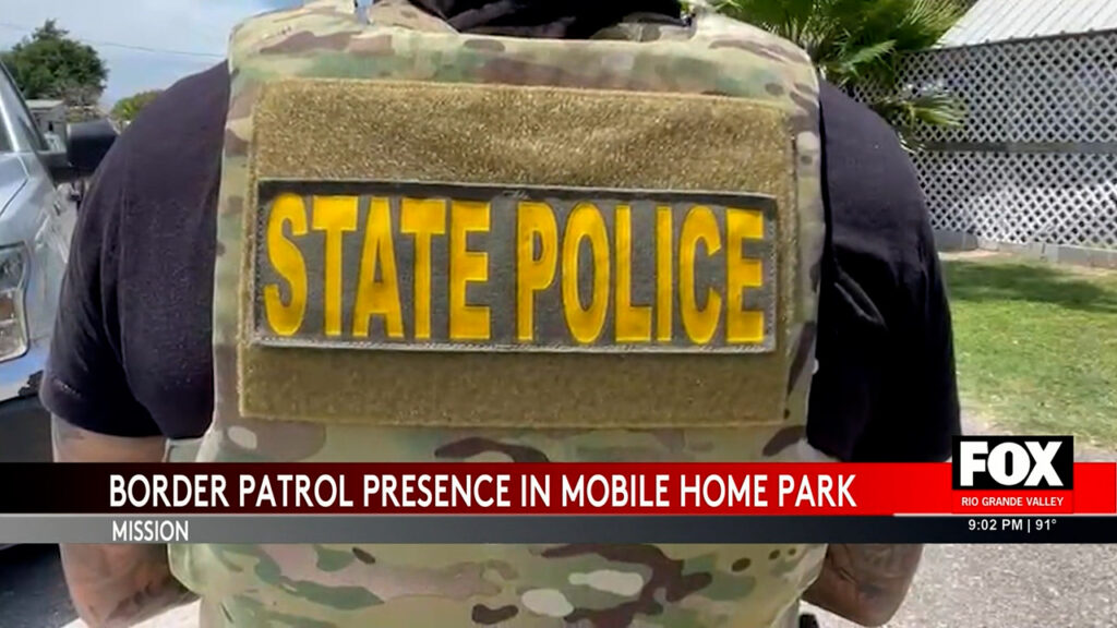 Border Patrol Conducts Operation in Mission Mobile Home Park