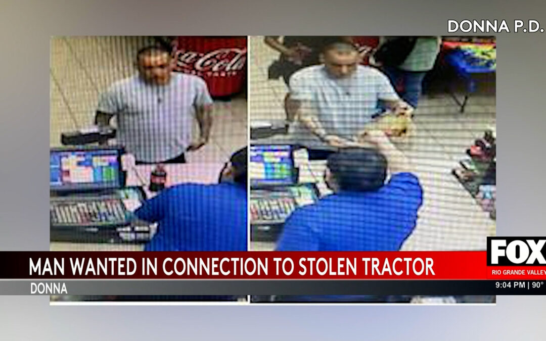 Donna Police Seek Public Assistance to Identify Suspect in Tractor Theft