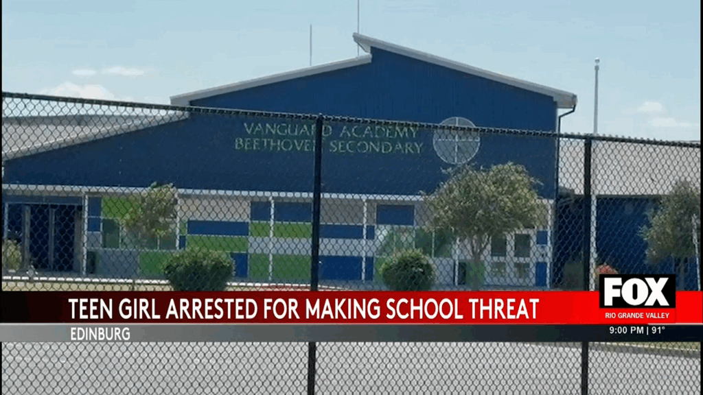 Teen Arrested in Edinburg for Threatening Vanguard Academy - edinburg, vanguard academy, teen arrest, school threat, edinburg police Teen Arrested in Edinburg for Threatening Vanguard Academy