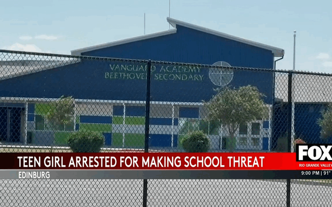 Teen Arrested in Edinburg for Threatening Vanguard Academy