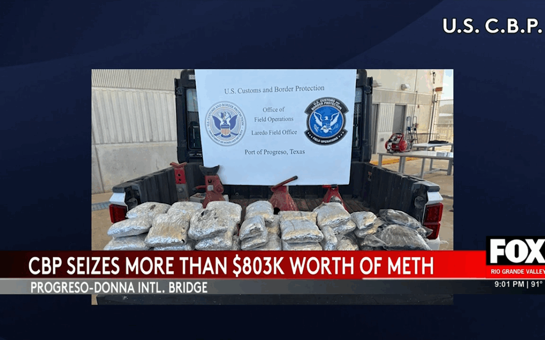 Meth Seizure at Progreso Donna International Bridge Uncovers $803,000 Worth of Drugs