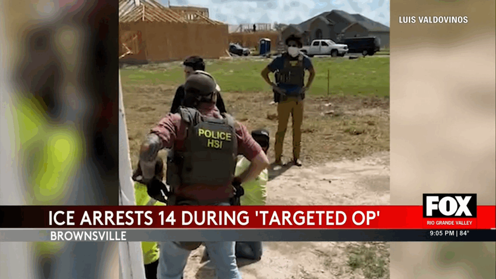 ICE Detains 14 Undocumented Immigrants in Recent South Texas Construction Site Raid
