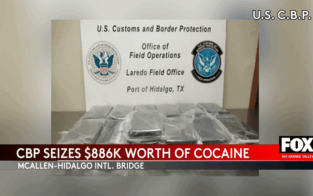 Cocaine Seizure at McAllen International Bridge: Over $886,000 in Drugs Confiscated