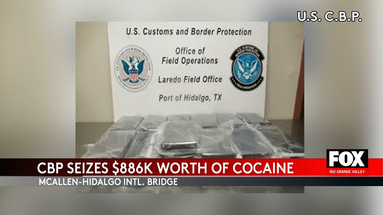 Cocaine Seizure at McAllen International Bridge: Over $886,000 in Drugs Confiscated