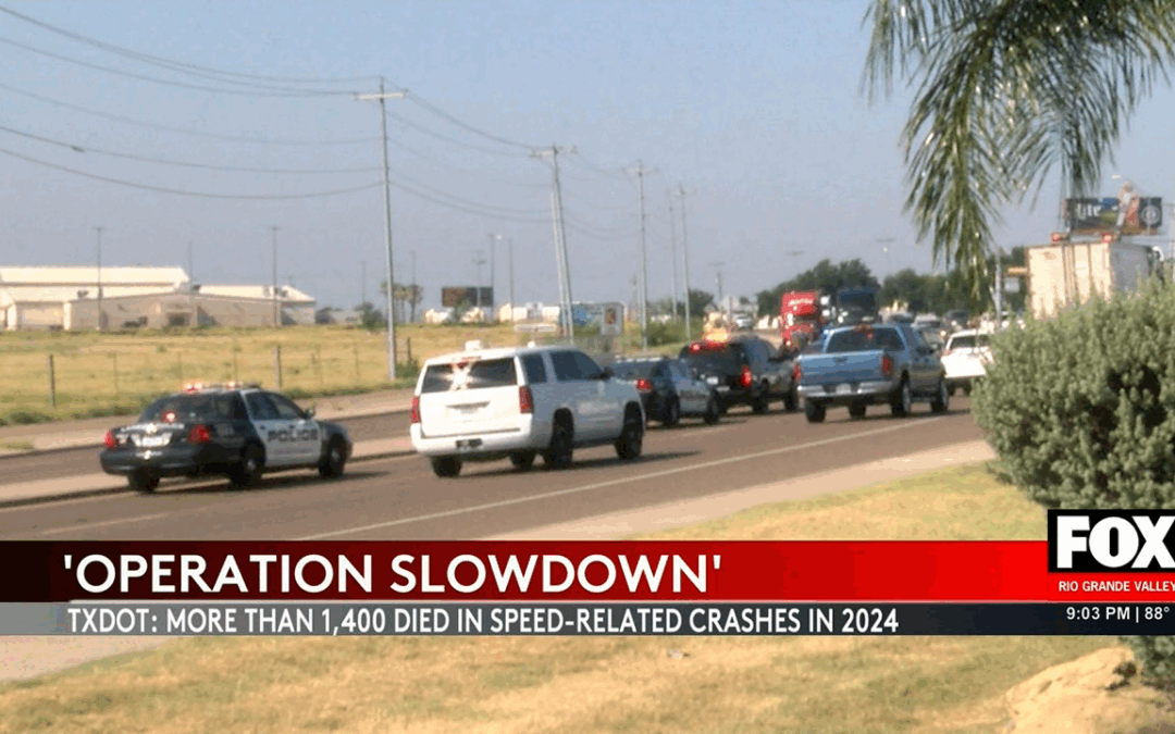 Speed Awareness Campaign: Operation Slowdown Launches Across Texas
