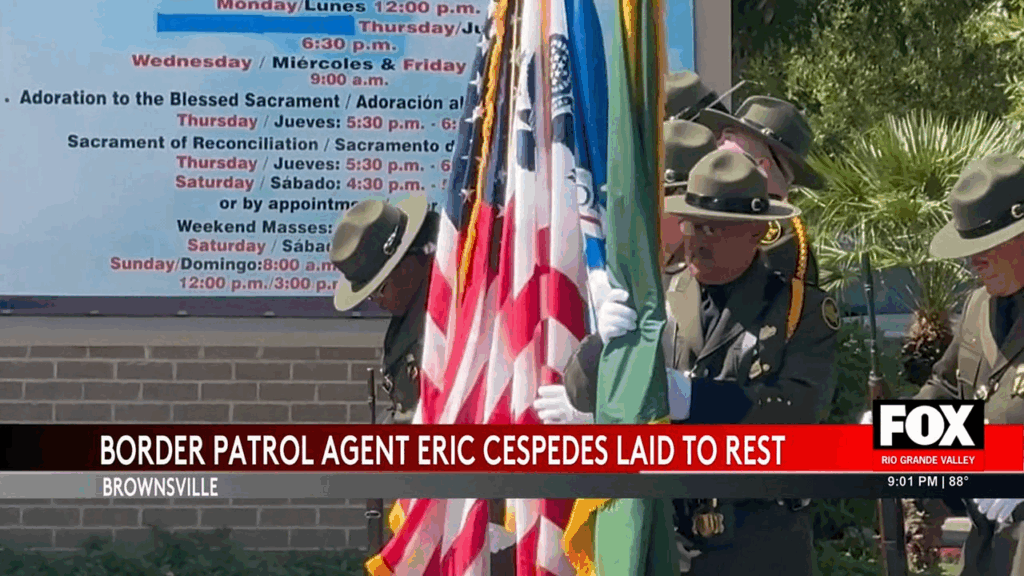Border Patrol Agent Eric Cespedes Honored for Heroic Sacrifice - border patrol, eric cespedes, south padre island, harlingen, memorial service Border Patrol Agent Eric Cespedes Honored for Heroic Sacrifice