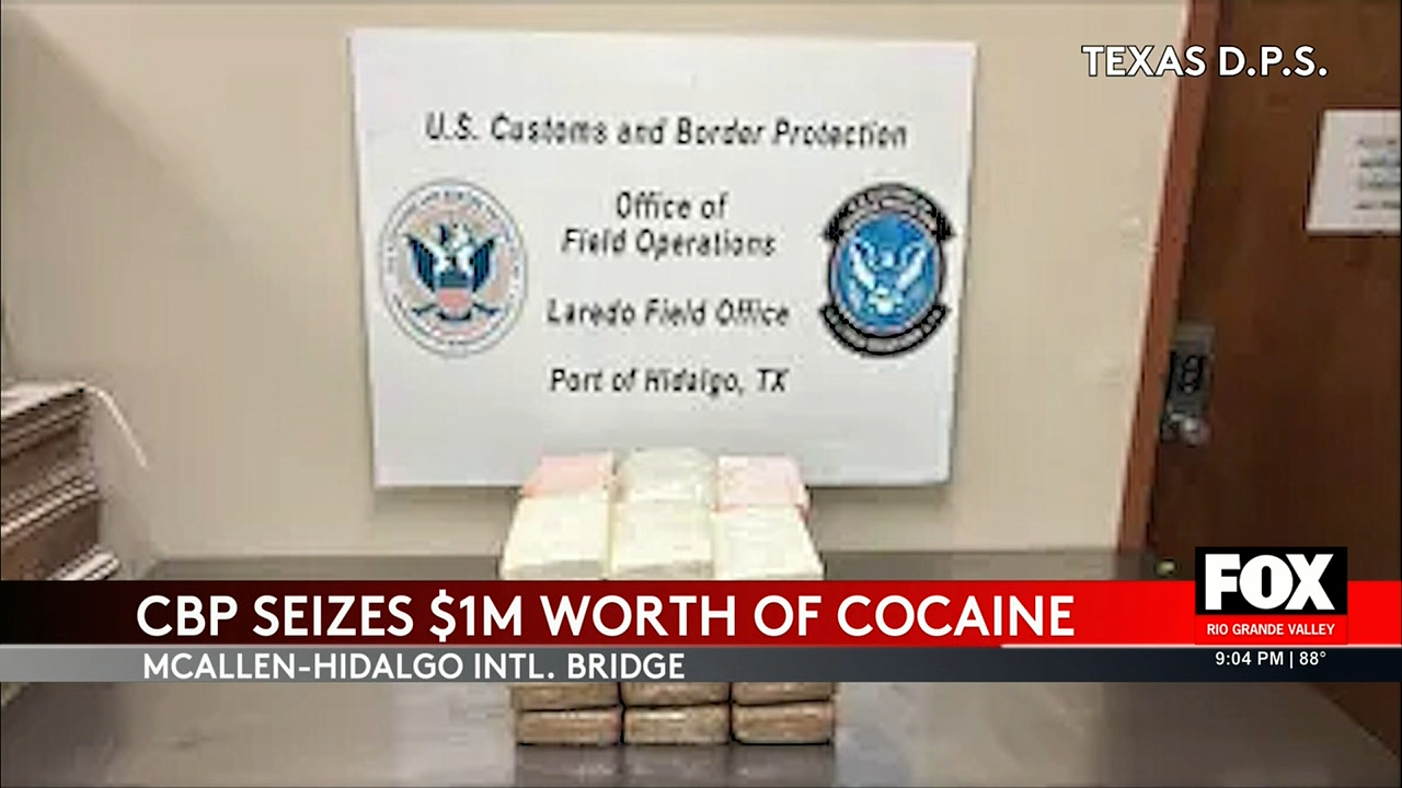$1 Million Cocaine Bust at McAllen Hidalgo International Bridge