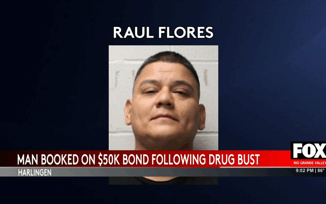 Harlingen Drug Bust: Raul Flores Arrested with Cocaine and Firearm