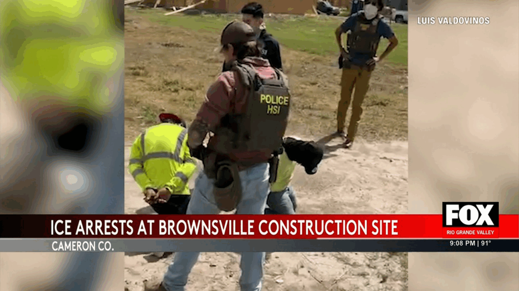 ICE Operation in Brownsville Sparks Outrage Over Treatment of Workers - ice operation, brownsville, immigration, construction site, worker treatment ICE Operation in Brownsville Sparks Outrage Over Treatment of Workers