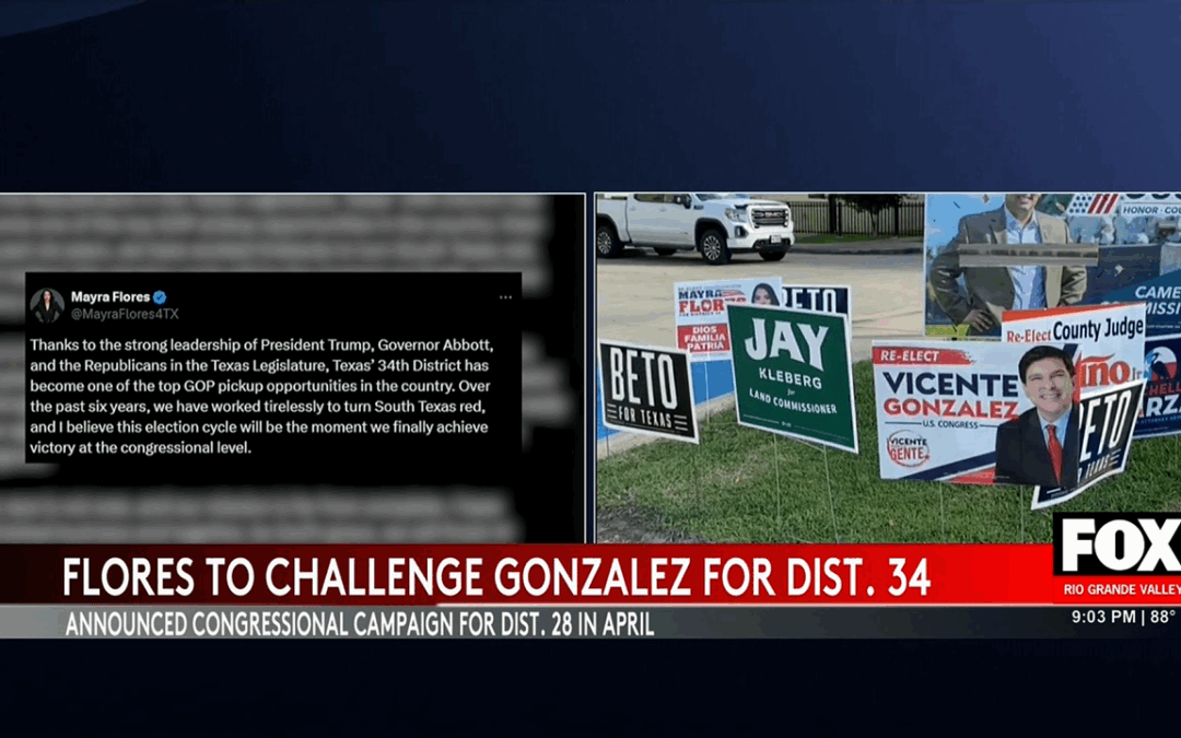 Texas Politics: Myra Flores Challenges Vicente Gonzalez for Congress