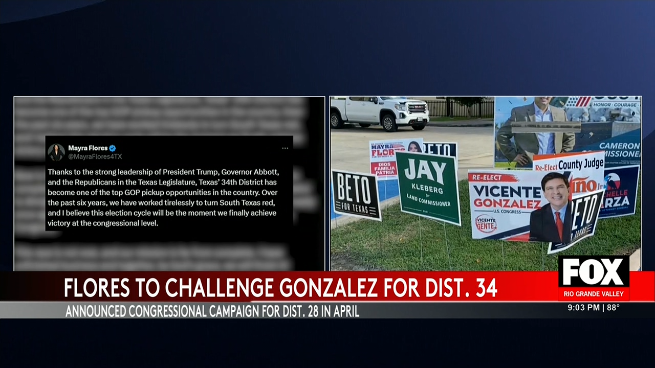 Texas Politics: Myra Flores Challenges Vicente Gonzalez for Congress