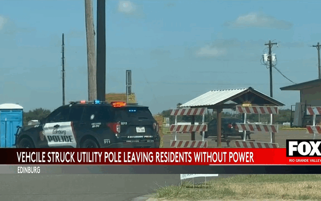Edinburg Accident Causes Power Outage and Road Closures