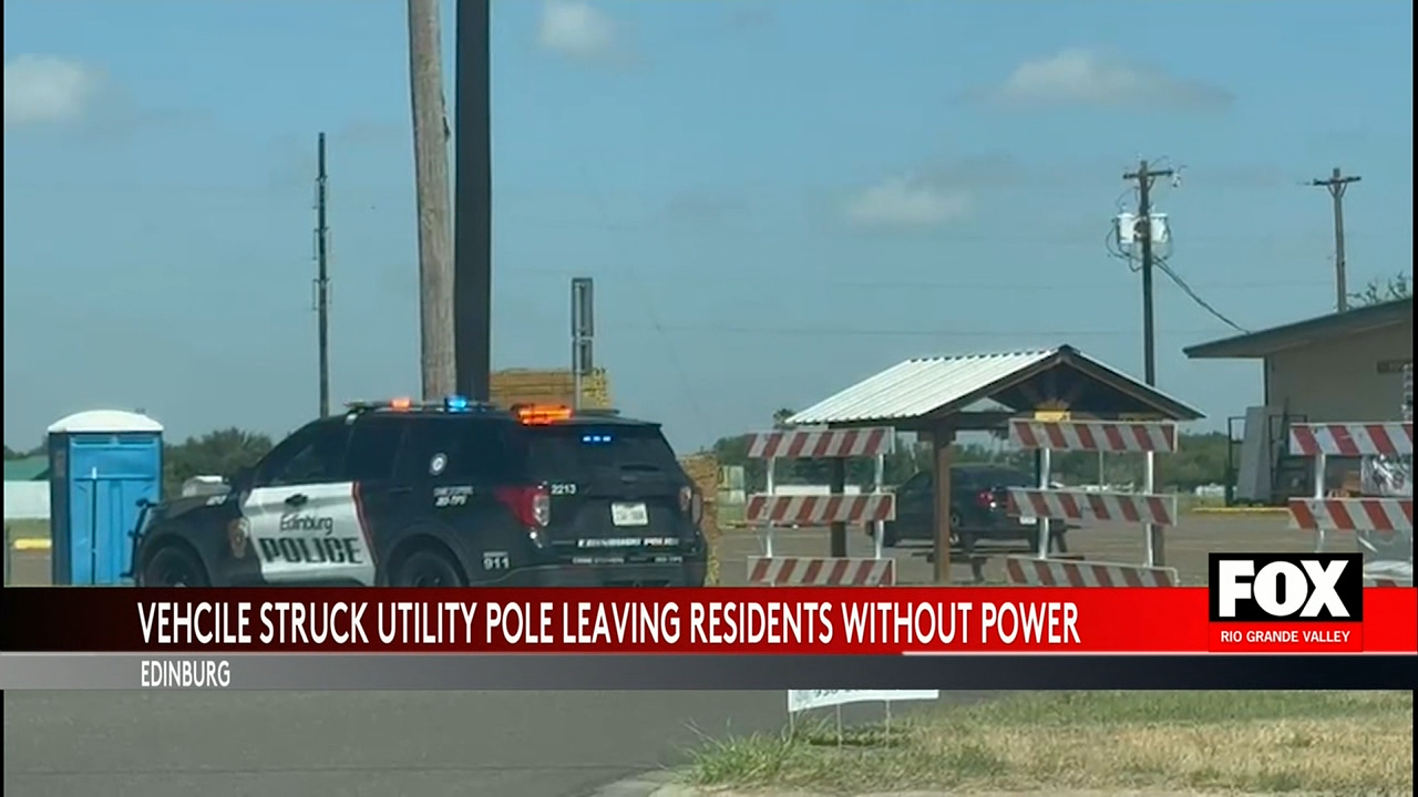 Edinburg Accident Causes Power Outage and Road Closures