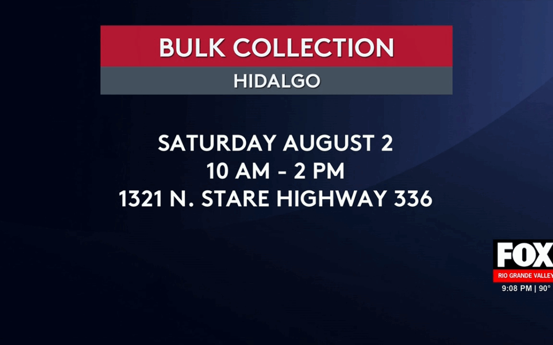 Hidalgo Residents Invited to Free Bulky Item Disposal Event