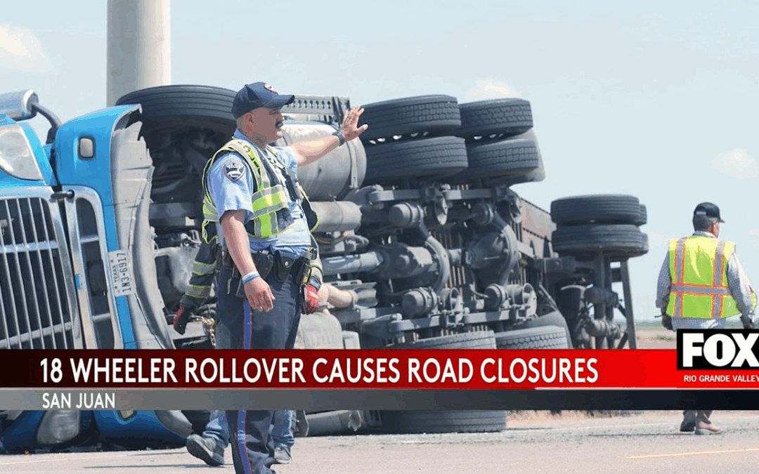 18-Wheeler Rollover in San Juan Causes Traffic Disruptions