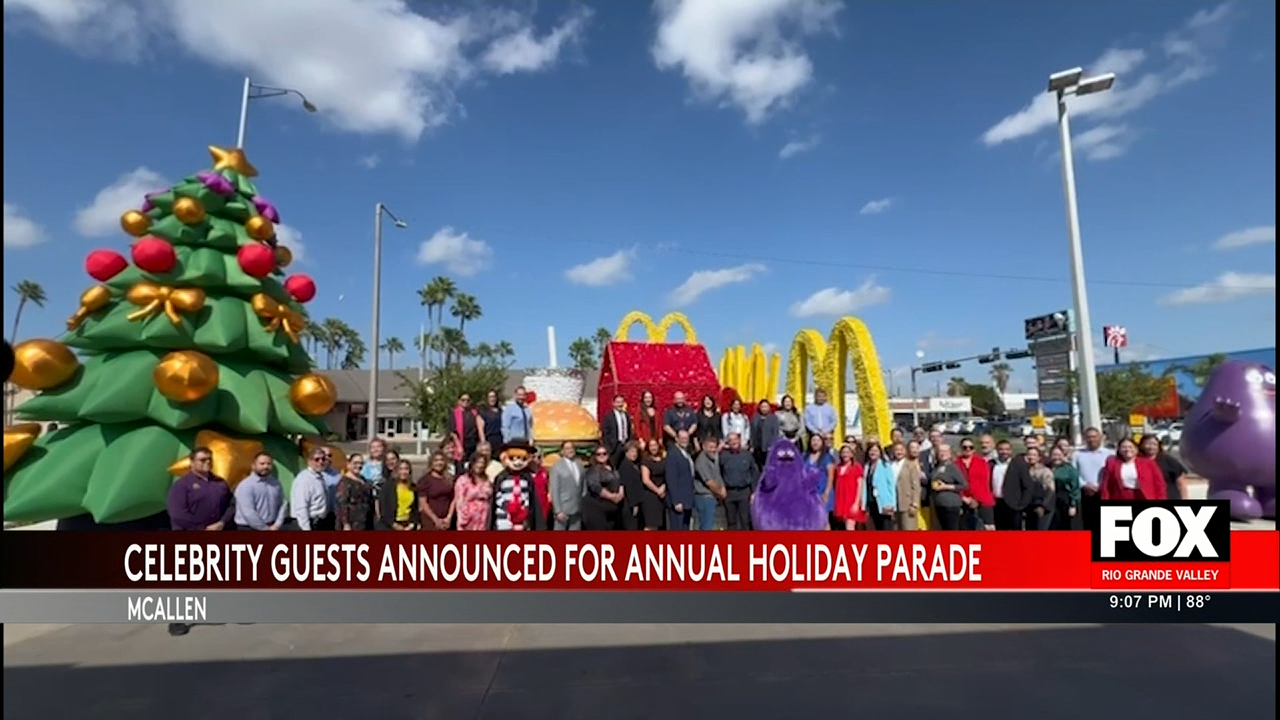 McAllen Holiday Parade 2025: Celebrity Guests Announced