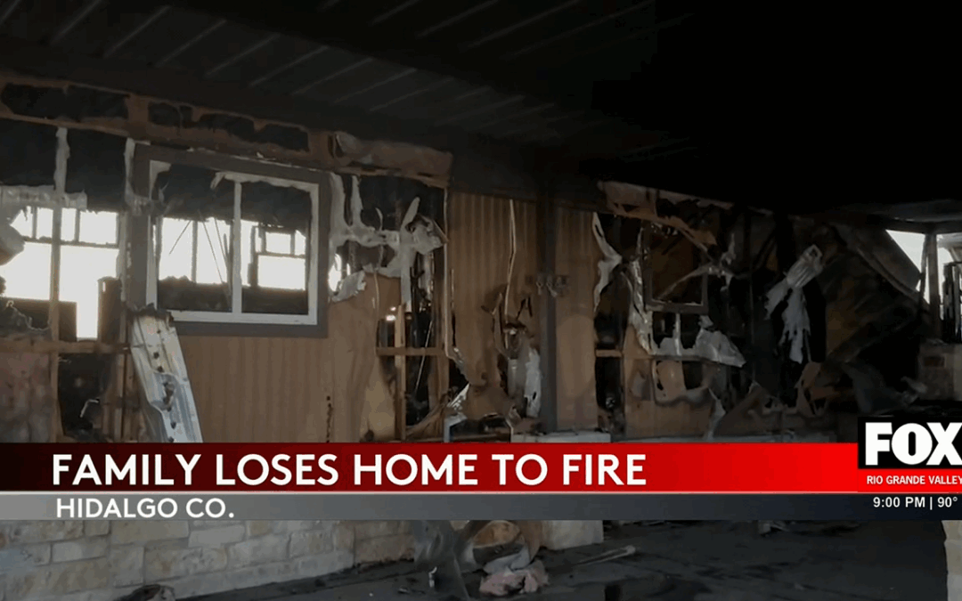 Fire Destroys Family Home East of Edinburg