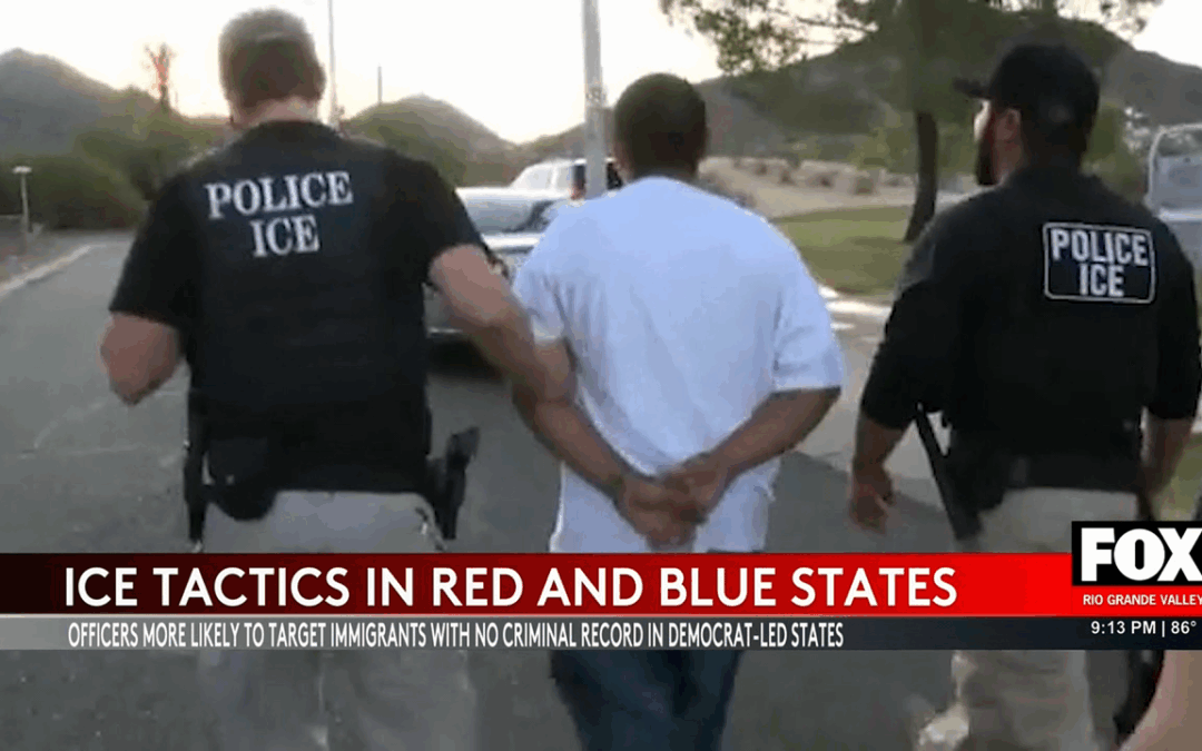 ICE Arrest Patterns Show Stark Contrast Between Red and Blue States