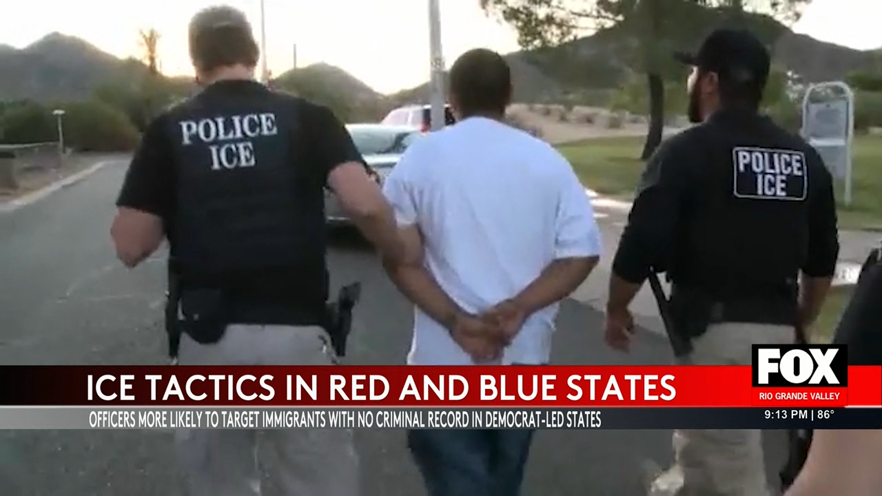ICE Arrest Patterns Show Stark Contrast Between Red and Blue States